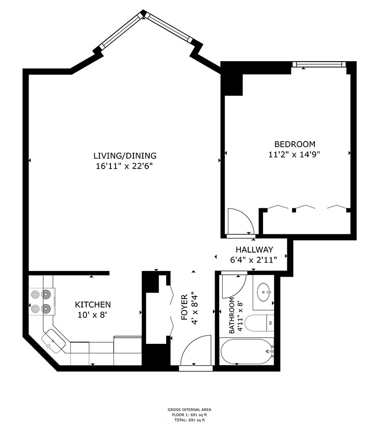 1120 N. LaSalle #5D, Chicago, IL